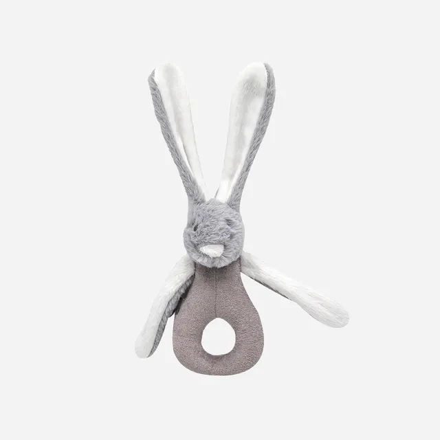 BabyJem Oyuncak Plüschrassel Hase klein pastel