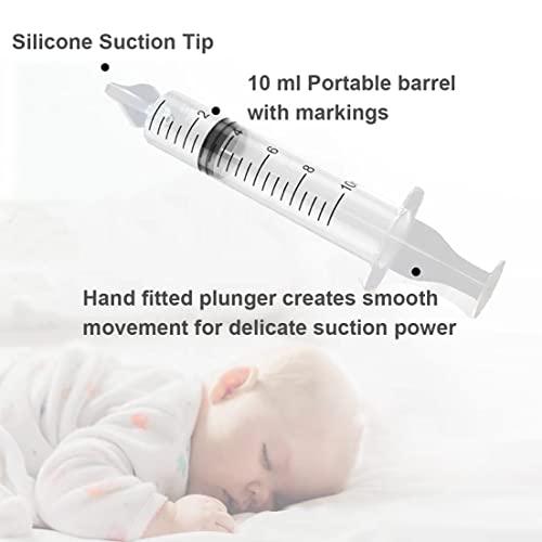 PandaEar Grooming Nasensauger Baby Silikon 4er Set Clear