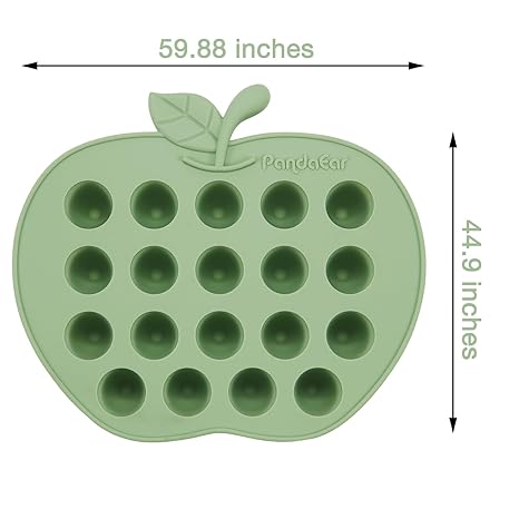 PandaEar Food Storage Gefrierform Silikon 2er-Pack Portionen