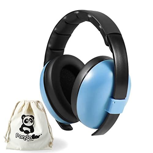 PandaEar Safety Baby Gehörschutz Kopfhörer Blau verstellbar