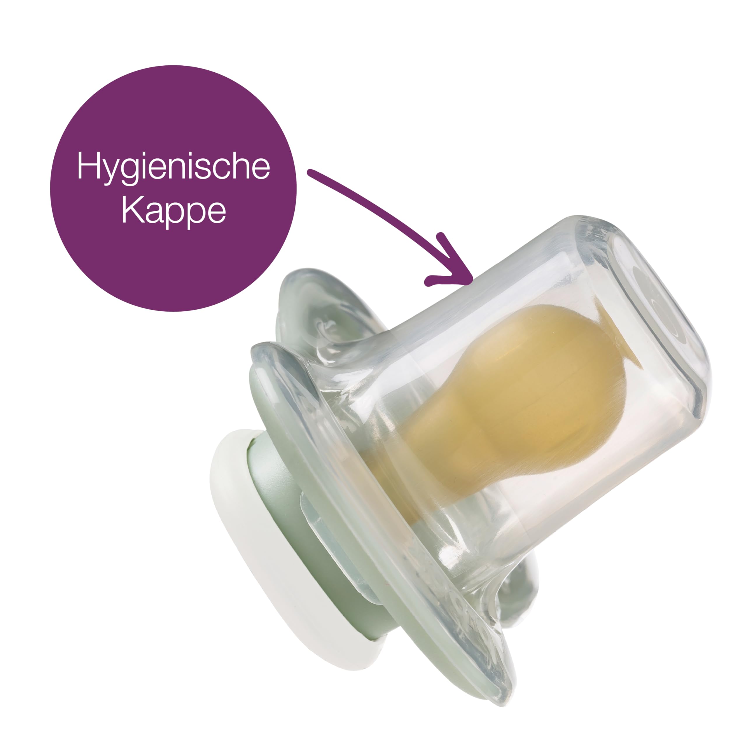 b.box Schnuller Größe 1 Latex 2er Pack Nacht Kirsche 0-6