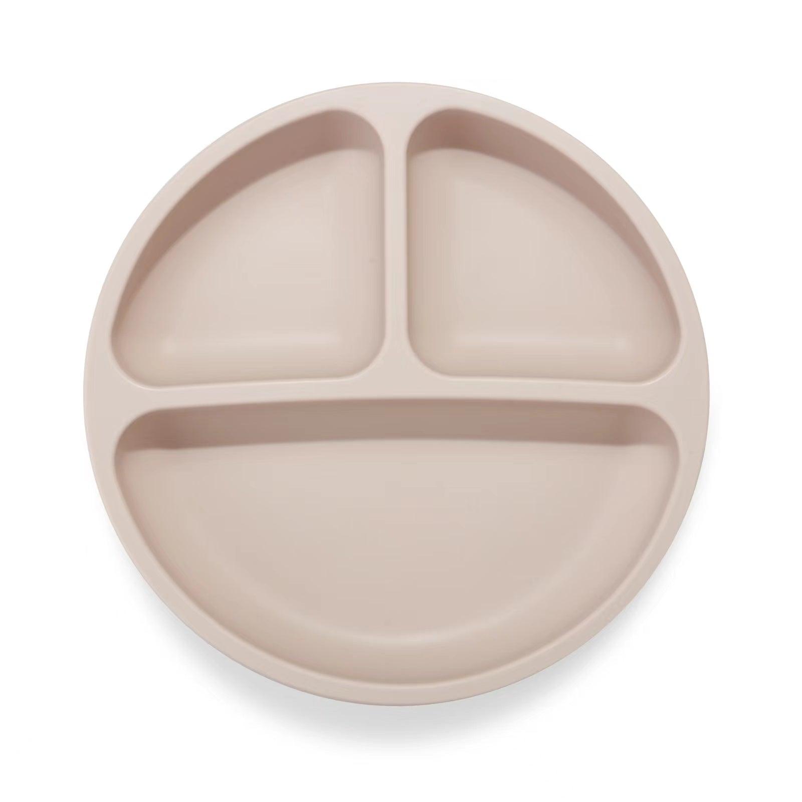 PandaEar Plates Saugteller Silikon unterteilt 3er Pack Blau