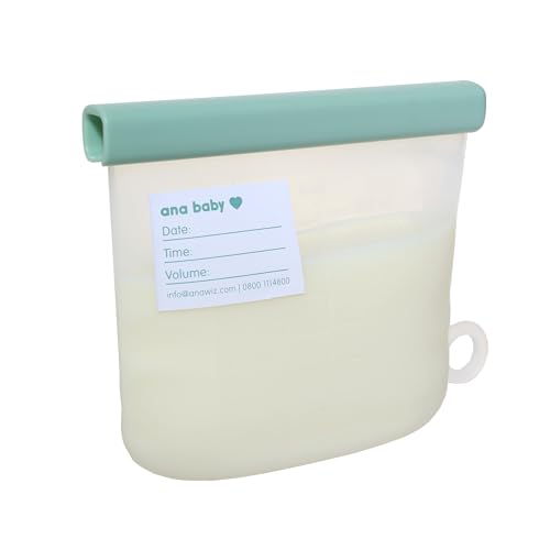 ana baby Breastfeeding Muttermilchbeutel Silikon 5x210 ml