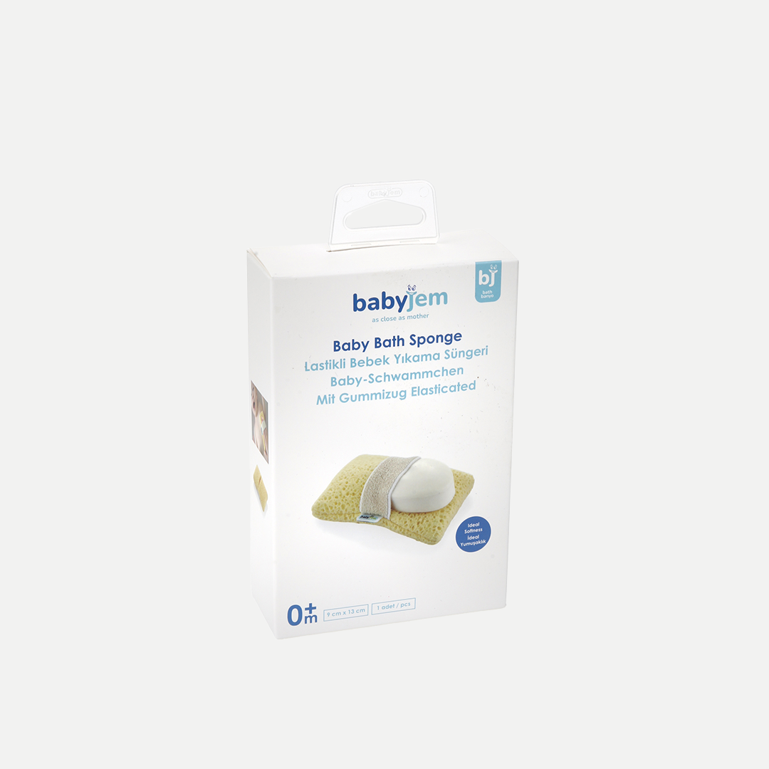 BabyJem Banyo Waschhandschuh Schwamm mit Gummizug