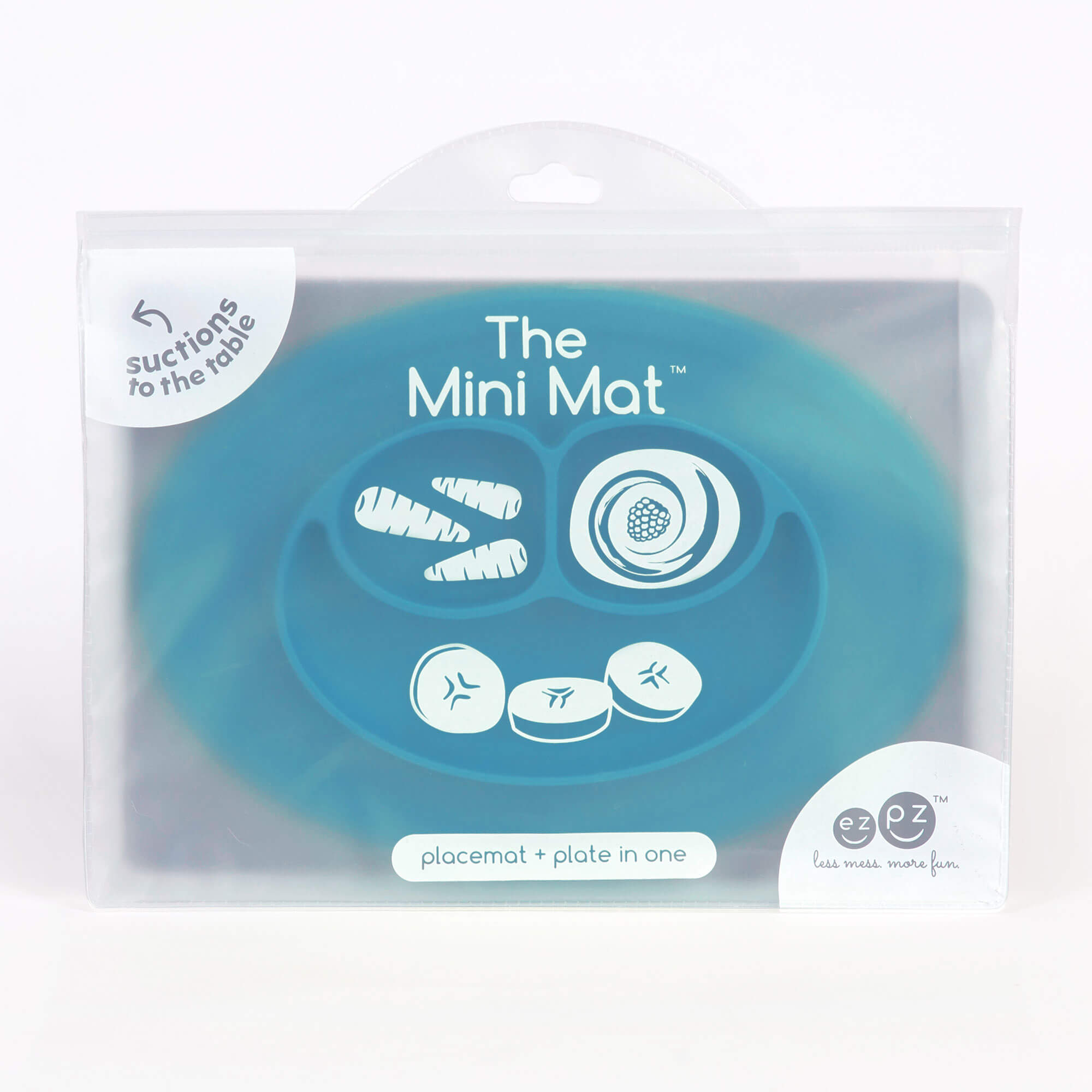ezpz Mini Collection Mini Mat Kinderteller Blush Saugnapf