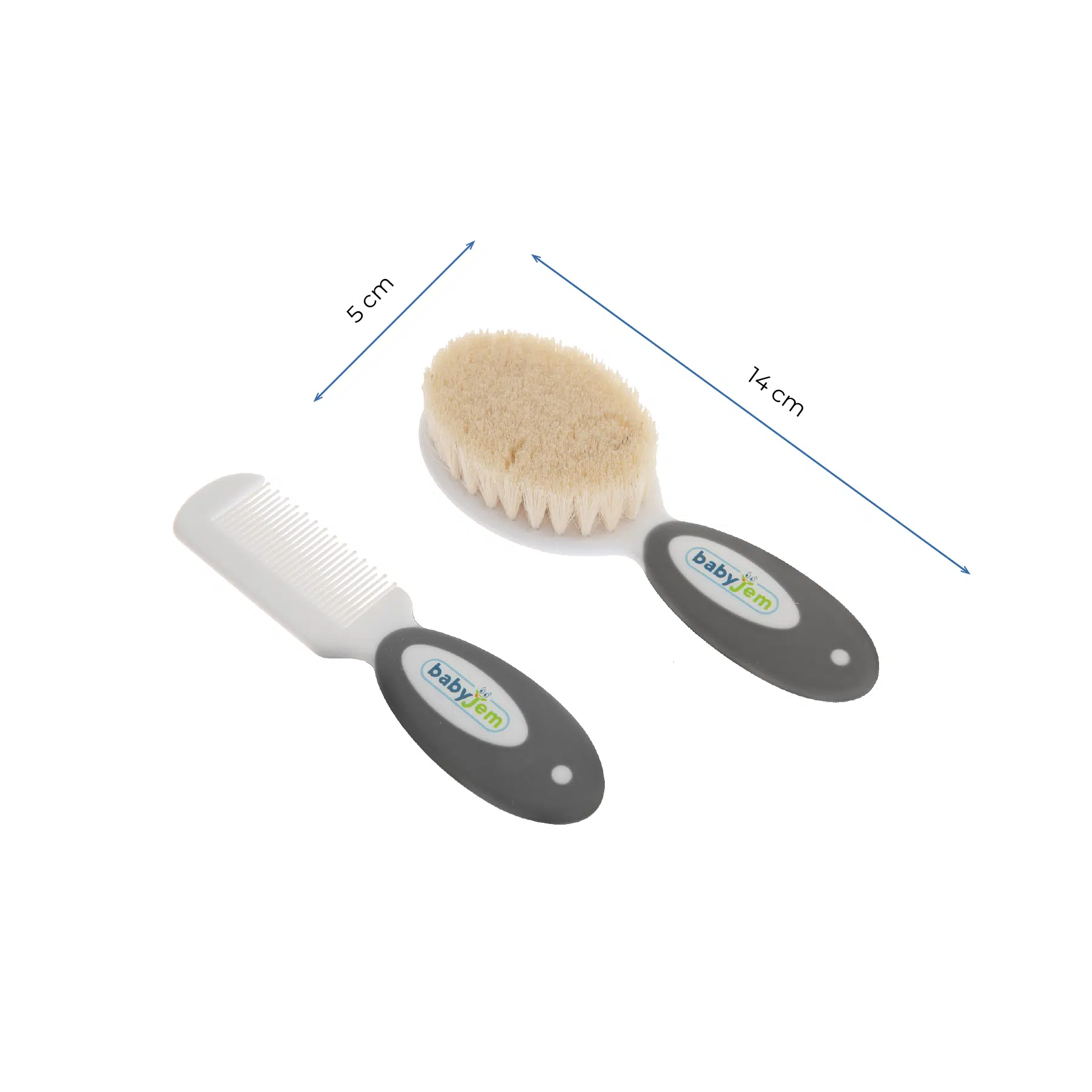 BabyJem Banyo Bürsten-Set Naturhaar 2-teilig
