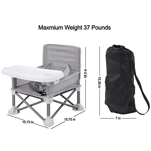 PandaEar Travel Seat Hochstuhl Baby Booster faltbar mit Gurt