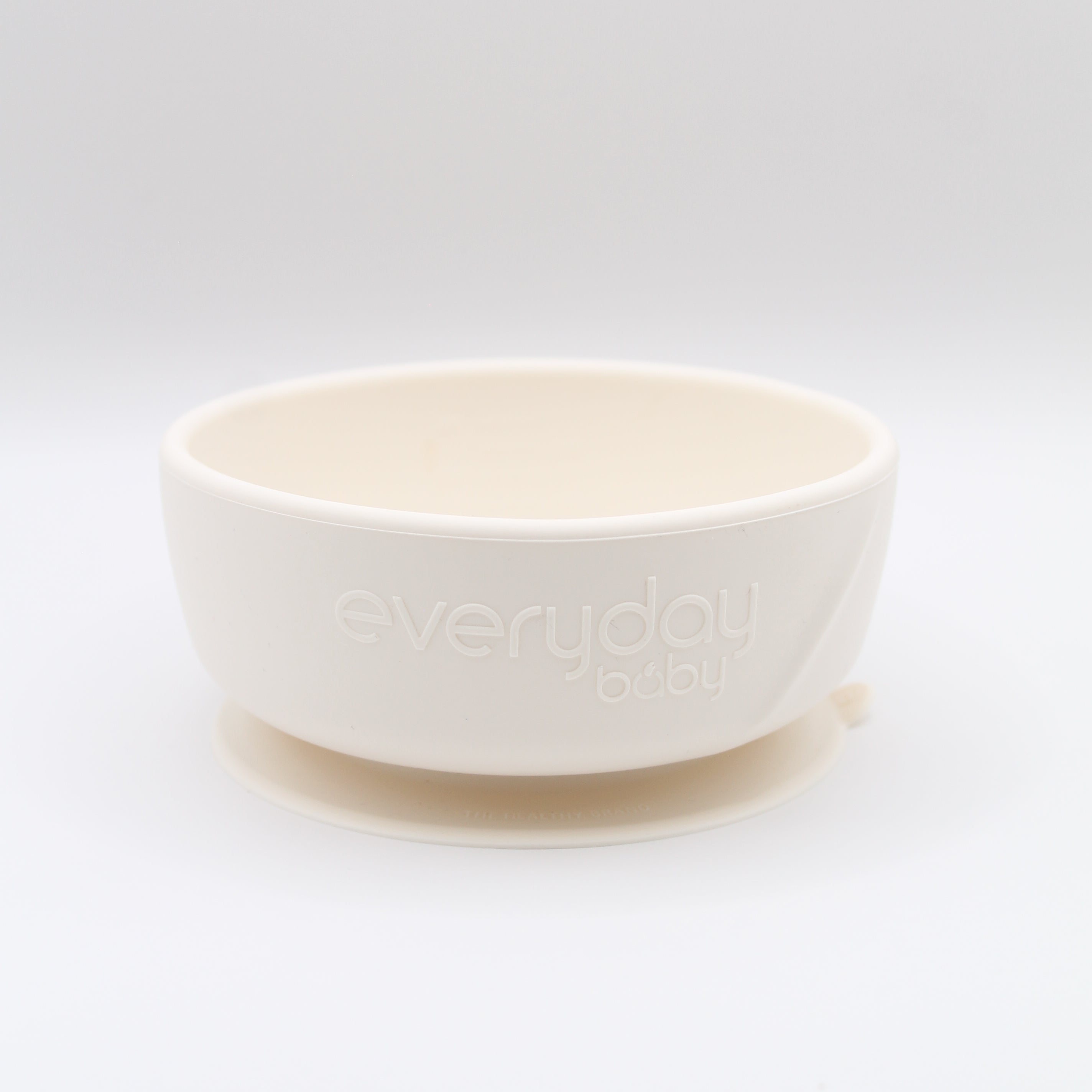 Everyday Baby Tableware Schüssel Silikon Ljus Beige Saugnapf Brei