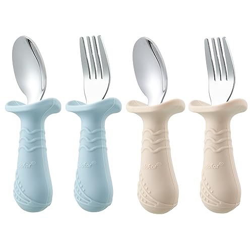 PandaEar Utensils Kinderbesteck 6-tlg Edelstahl mit Box