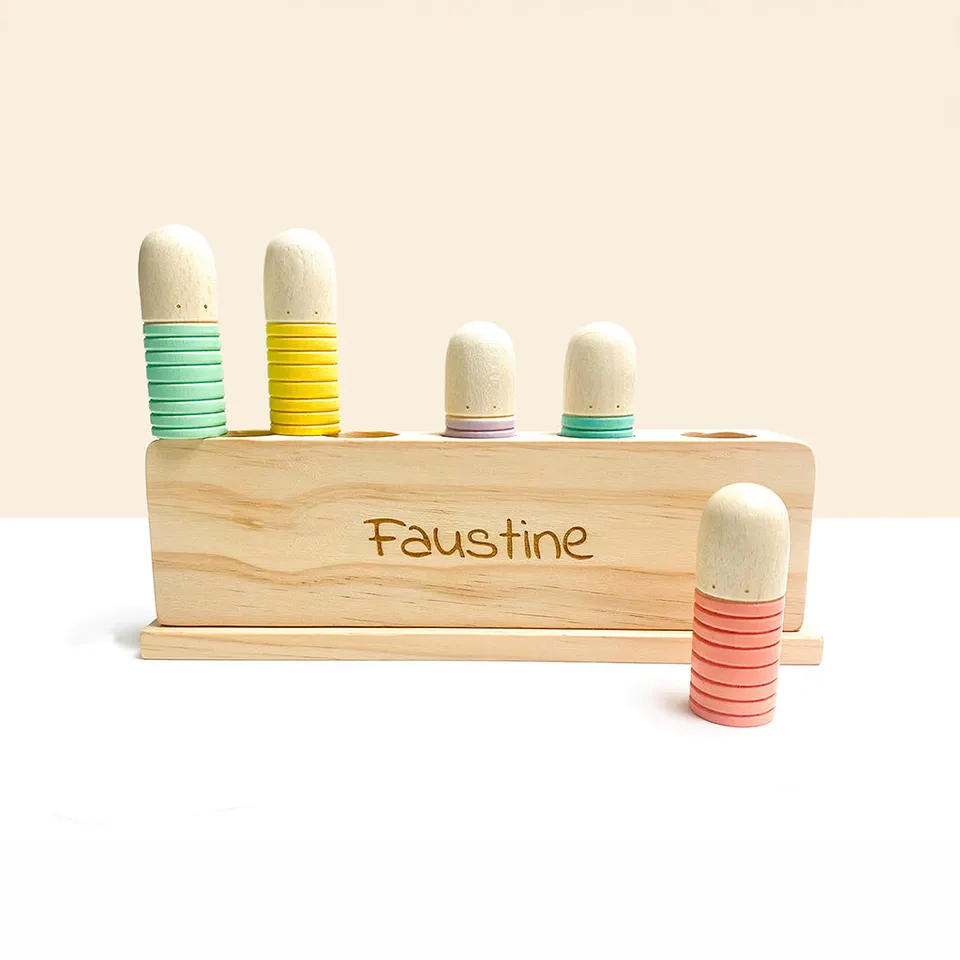 Les Petits Citrons Le Jeu Agathe les Acrobates Holzspiel