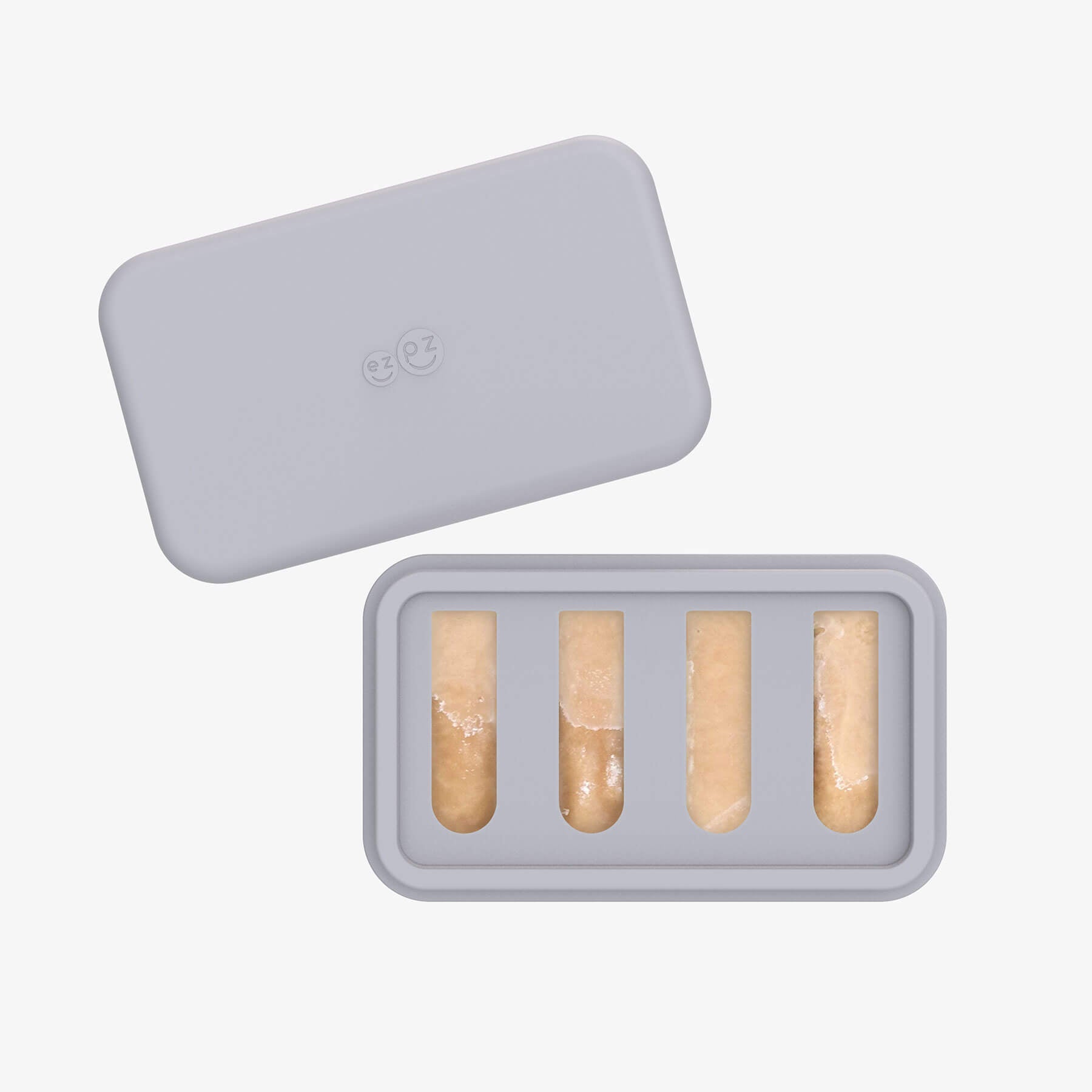 ezpz Pre-Feeding Ice Tray Eisform Pewter für Beikost