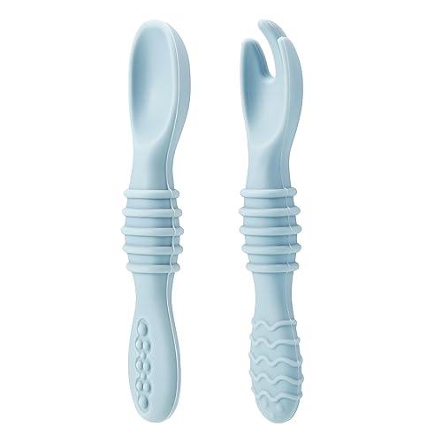 PandaEar Utensils Baby Besteck 6er-Set Löffel Gabel Silikon