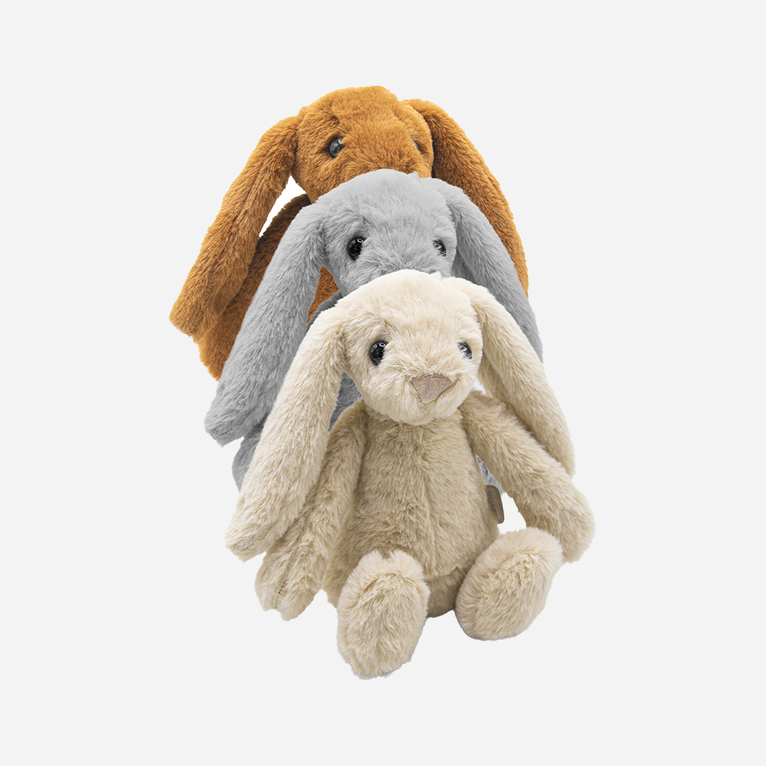 BabyJem Oyuncak Plüschhase sitzend Kuscheltier beige