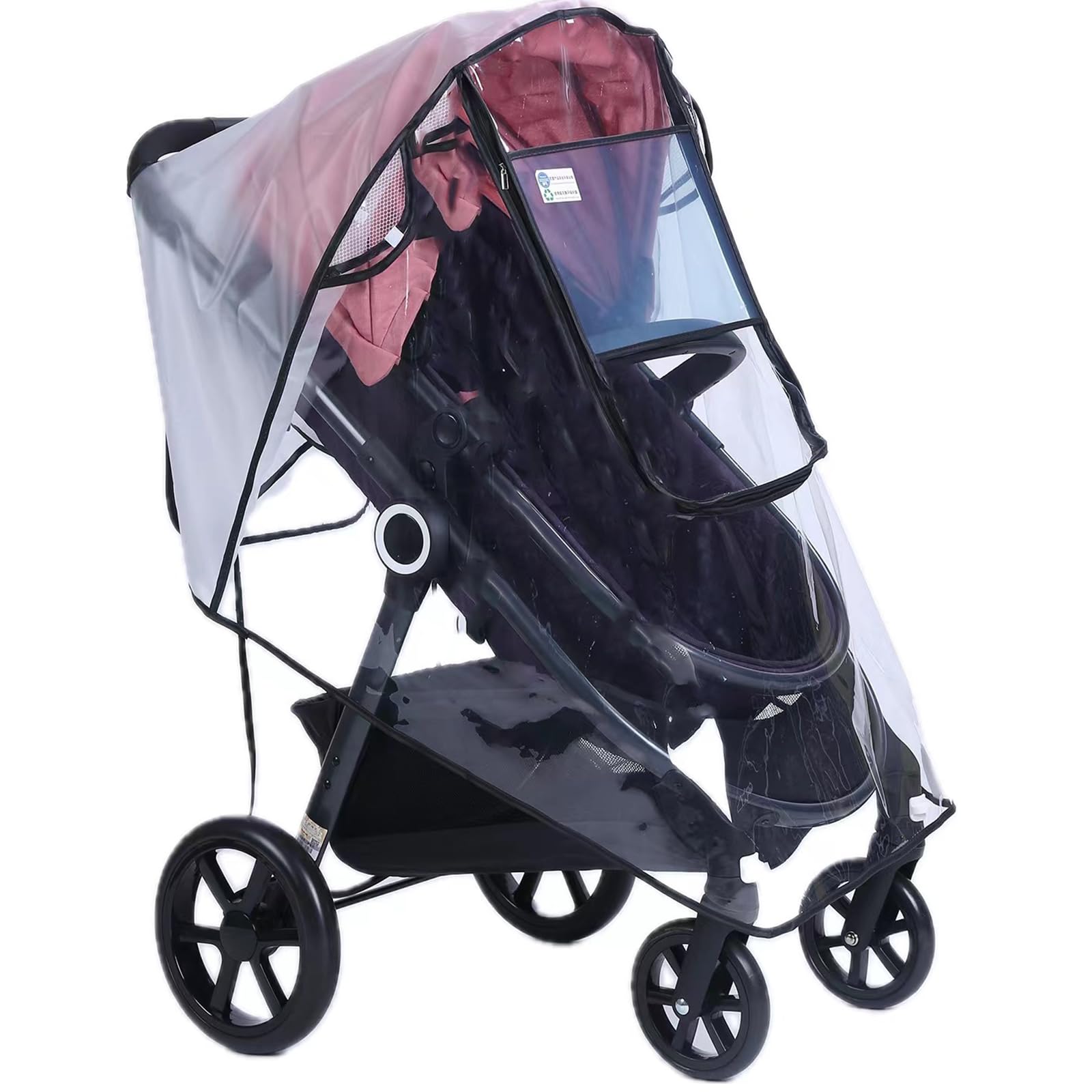 PandaEar Regenverdeck Kinderwagen transparent universal EVA