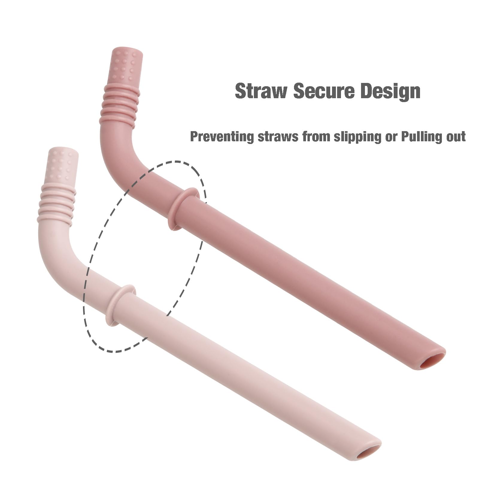 PandaEar Feeding Set Esslern-Set 12-tlg Silikon Rosa