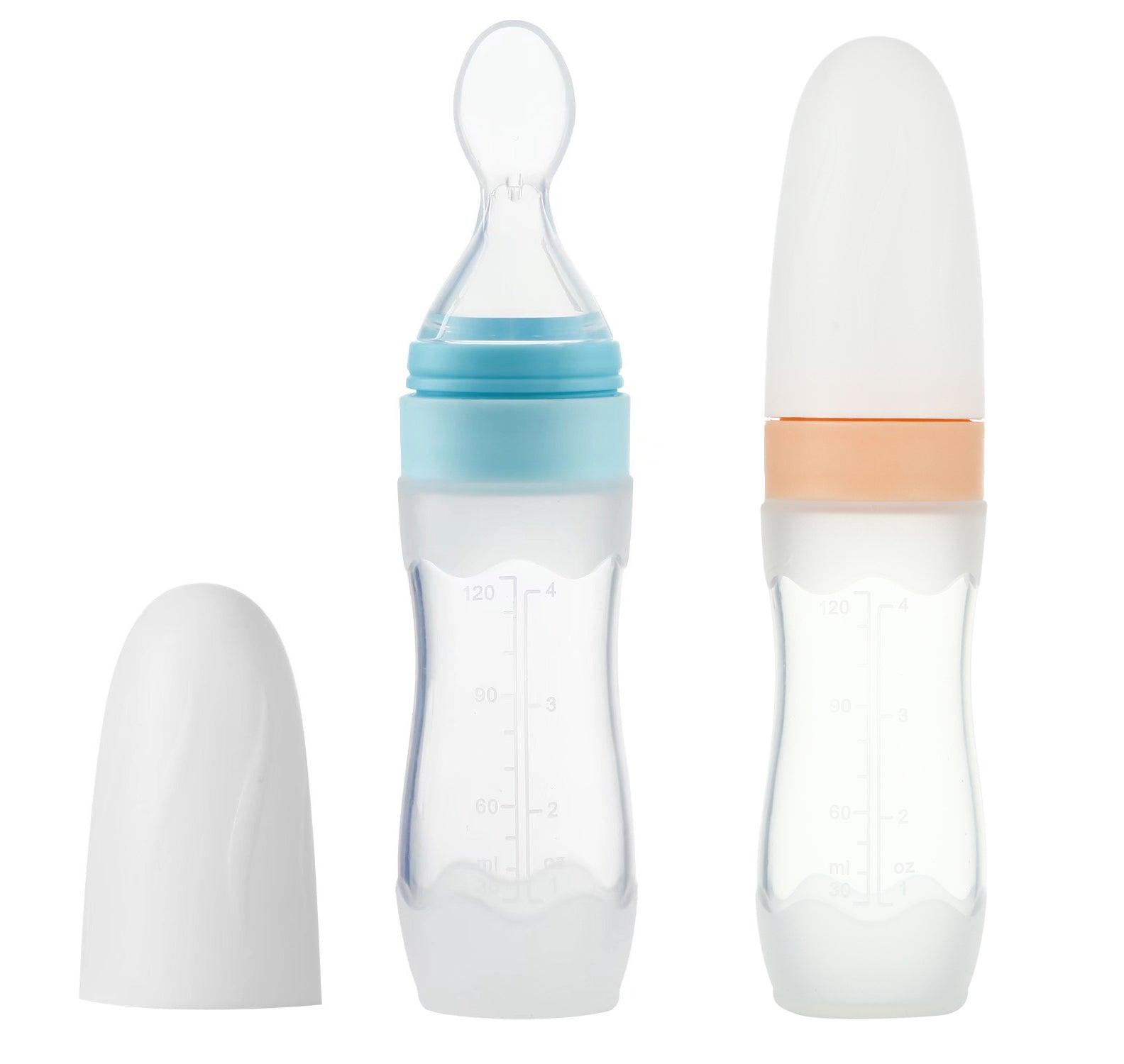 PandaEar Utensils Dosierlöffel Silikon-Quetschie 2er-Pack BPA-frei