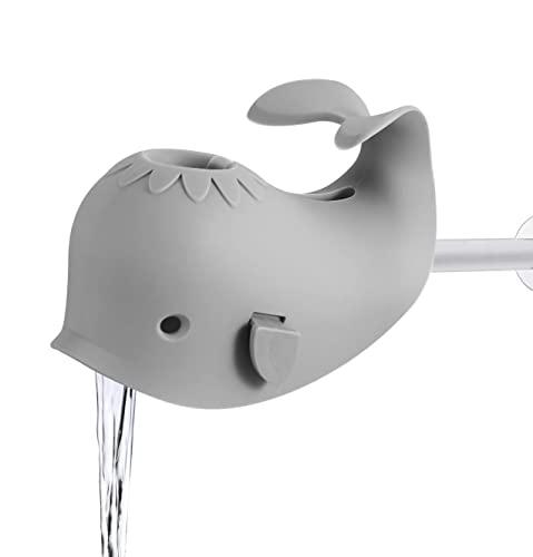 PandaEar Bathroom Wasserhahnschutz Baby Silikon Grau Wal