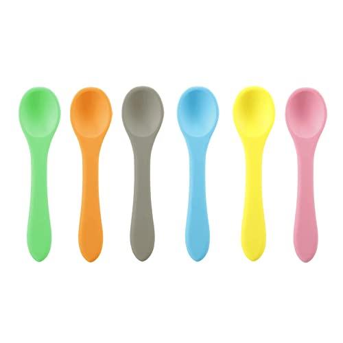 PandaEar Utensils Silikonlöffel 6er Multicolor
