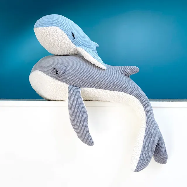 Les Petits Citrons Le Jeu Marlène Kuscheltier Wal Blau 62cm