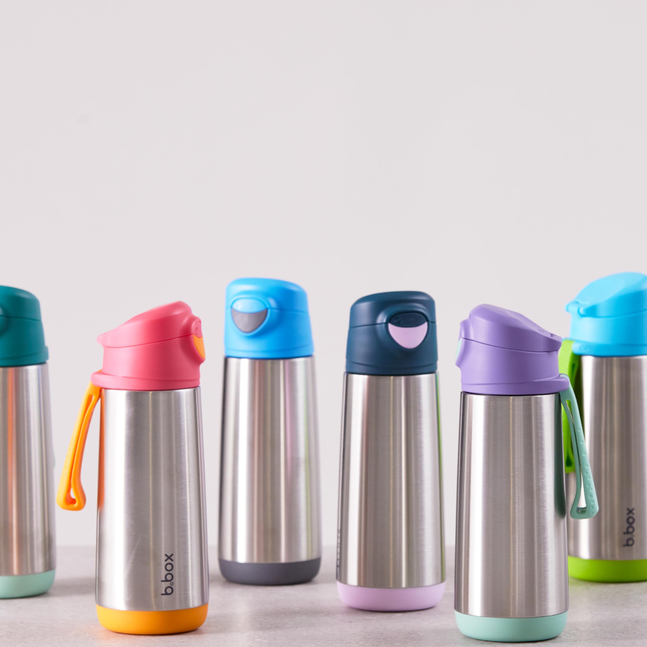b.box Insulated Drink Bottle Trinkflasche 500ml Blau Schnabel