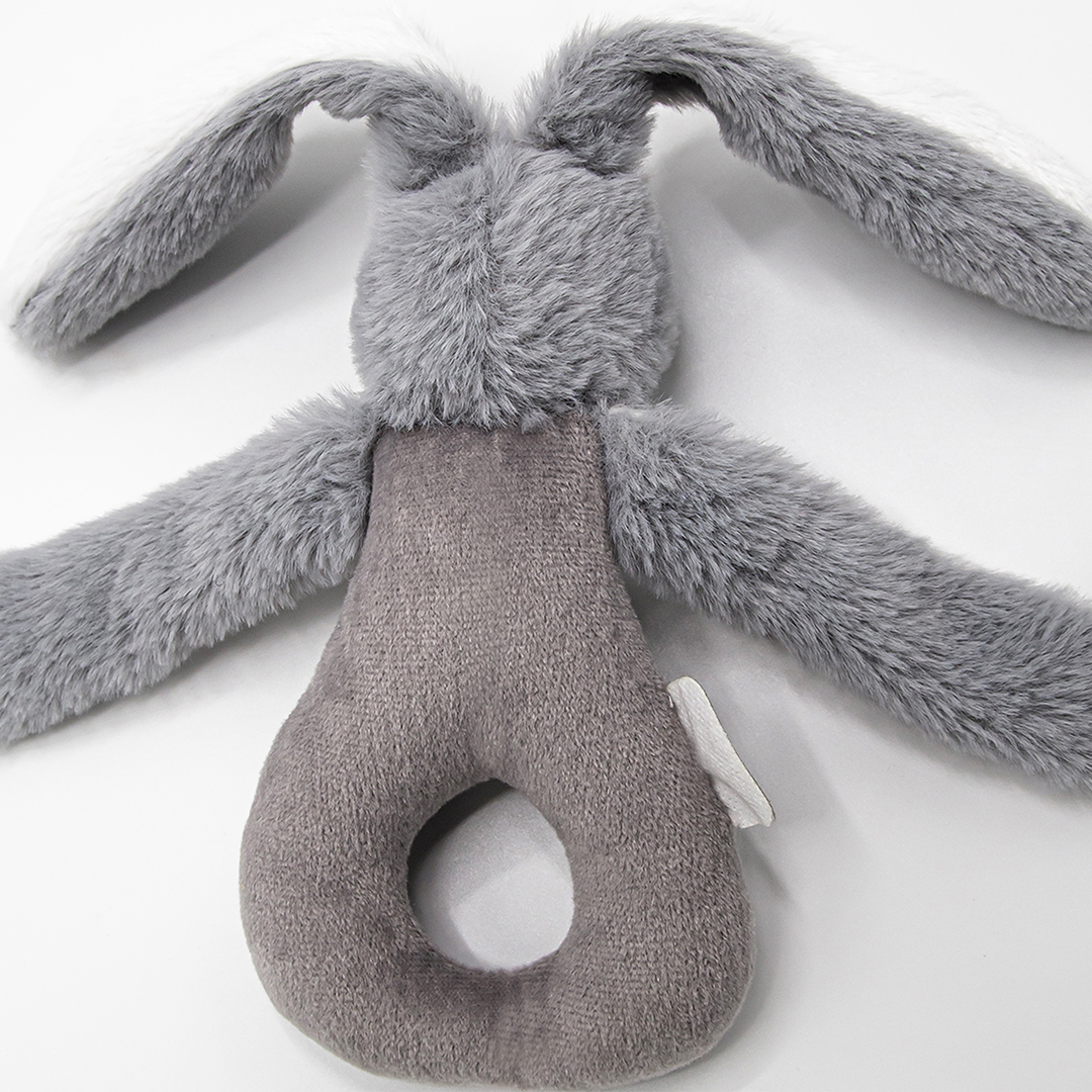 BabyJem Oyuncak Plüschrassel Hase klein pastel
