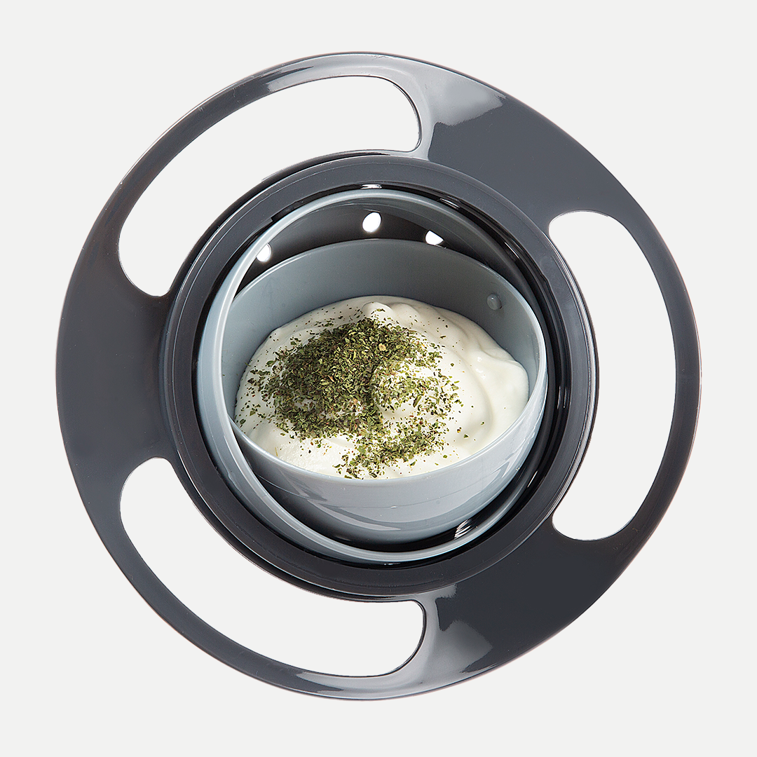 BabyJem Beslenme 360 Snackteller auslaufsicher mit Deckel