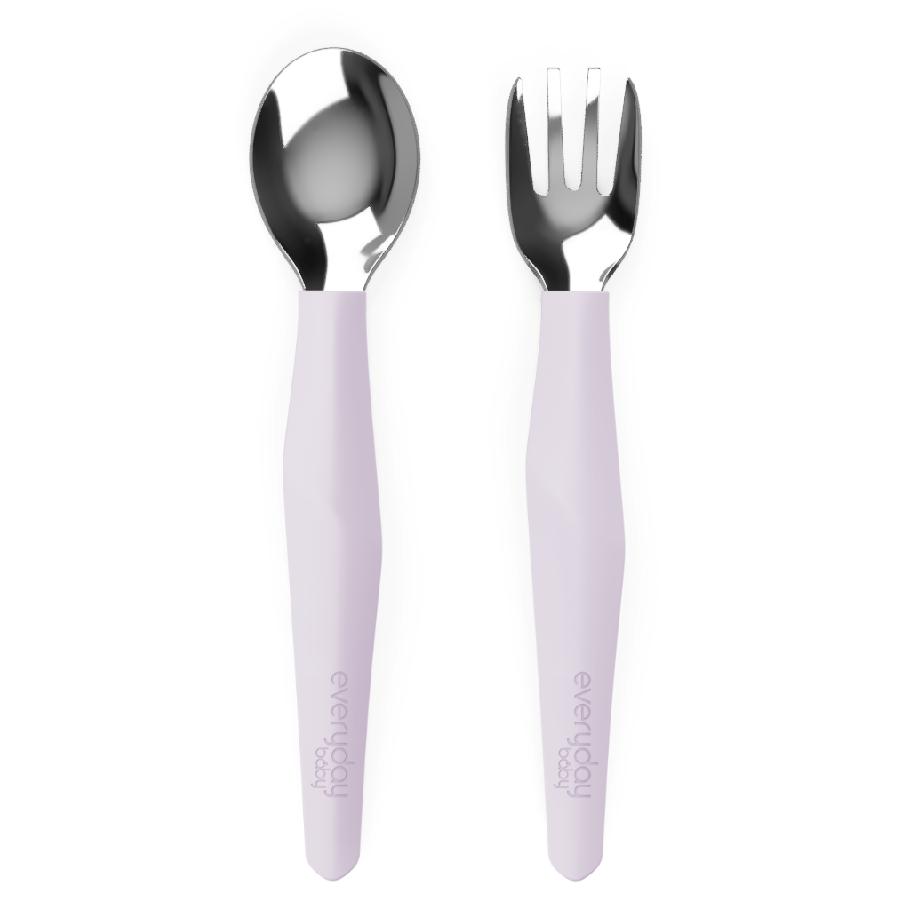 Everyday Baby Tableware Kinderbesteck Edelstahl Quiet Grey