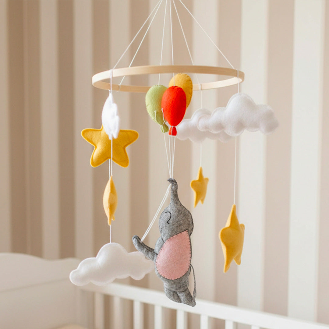 Les Petits Citrons La Chambre Nathan Mobile Elefant Pastell