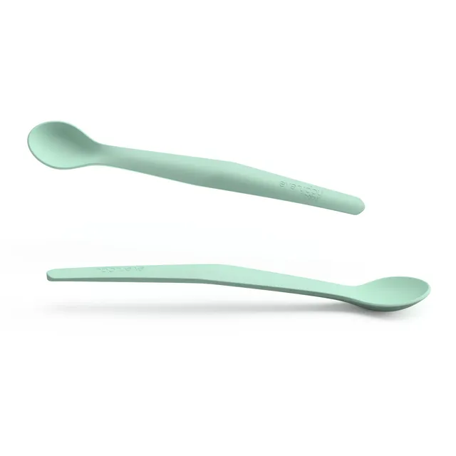Everyday Baby Tableware Babylöffel Silikon 2er Mint Green