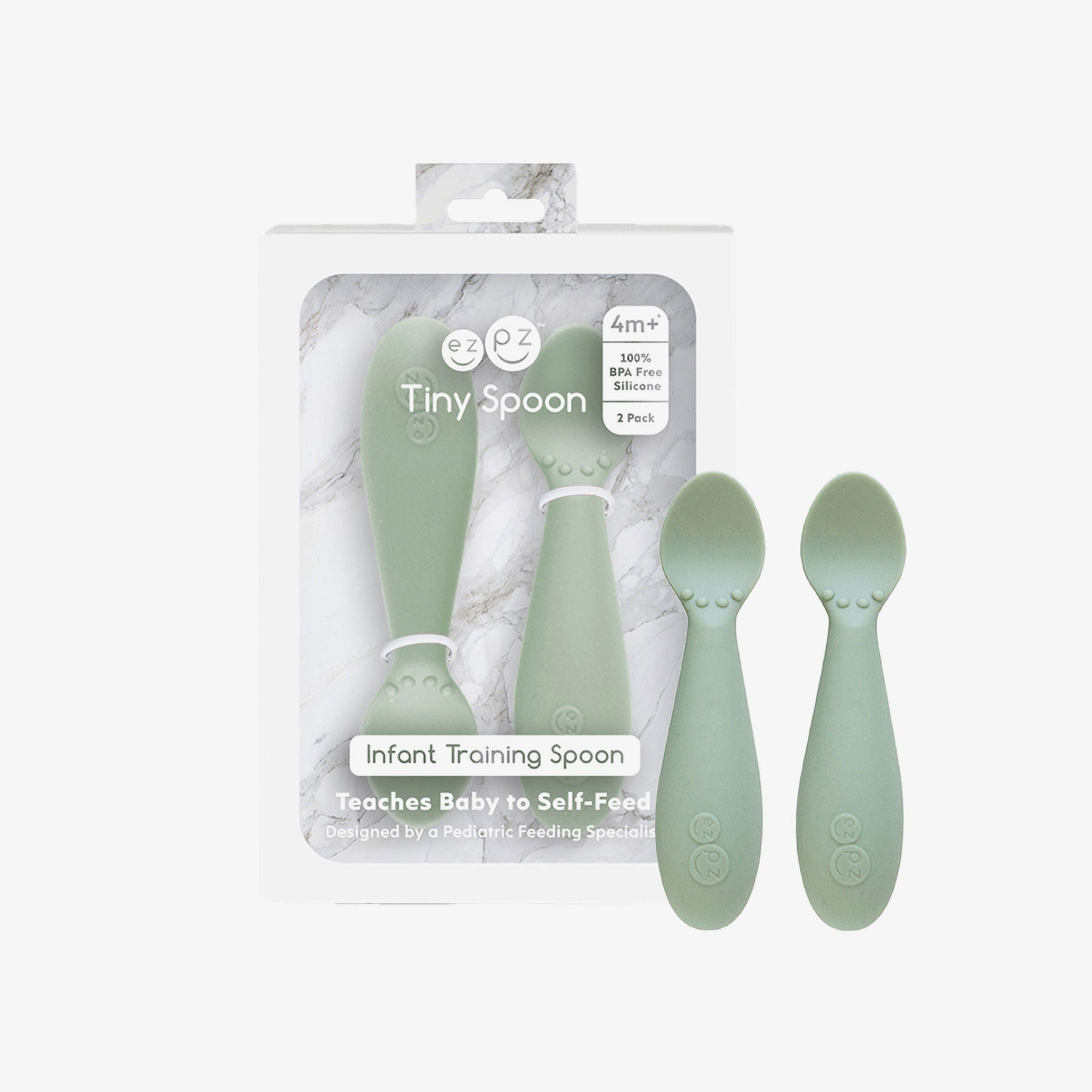 ezpz Tiny Collection Tiny Spoons Babylöffel 5er Pack Blush