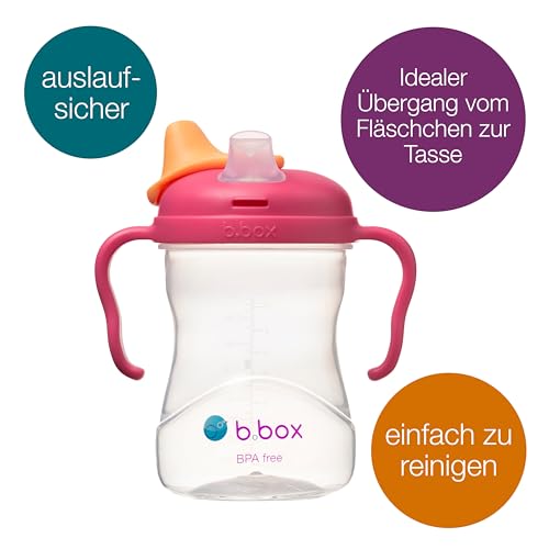 b.box Sippy Cup Schnabeltasse 240 ml auslaufsicher