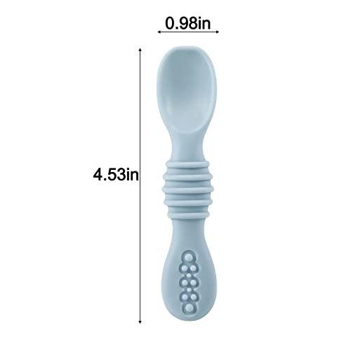 PandaEar Utensils Rainbow Spoons Löffel 7er Silikon BPA-frei