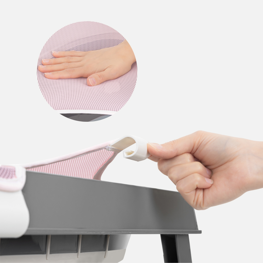 BabyJem Banyo Babybadewanne faltbar mit Netz