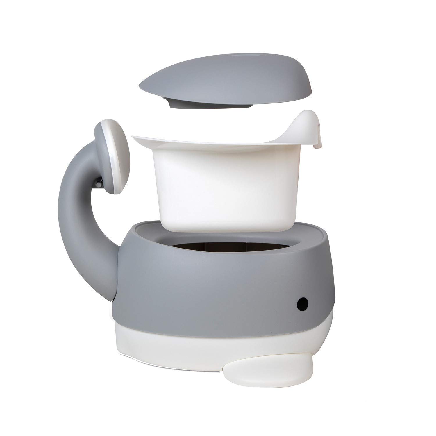 ana baby Wal Töpfchen AWP100GR Grau mit Deckel 1,4 kg