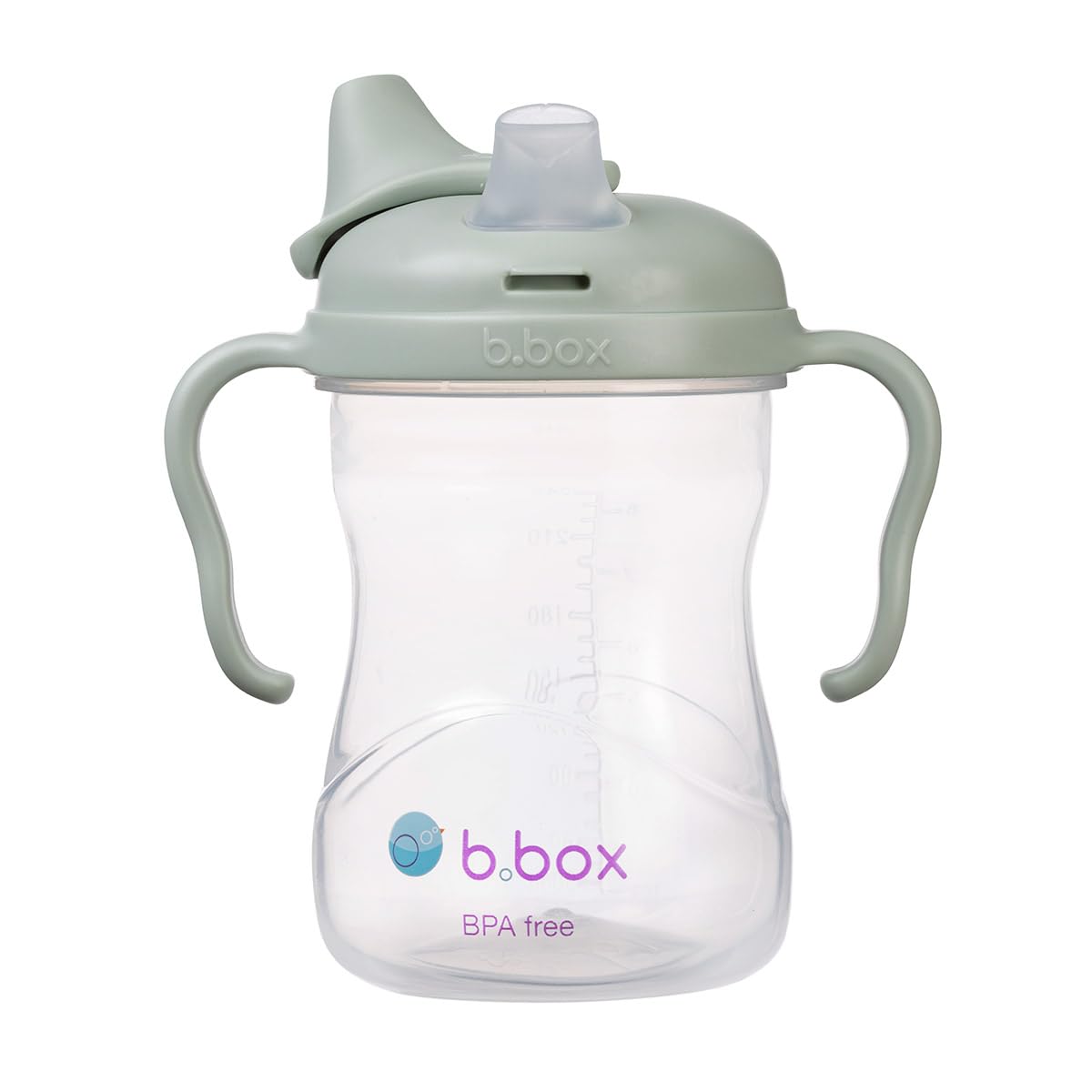 b.box Sippy cups Schnabeltasse Salbeigrün 240 ml auslaufsicher