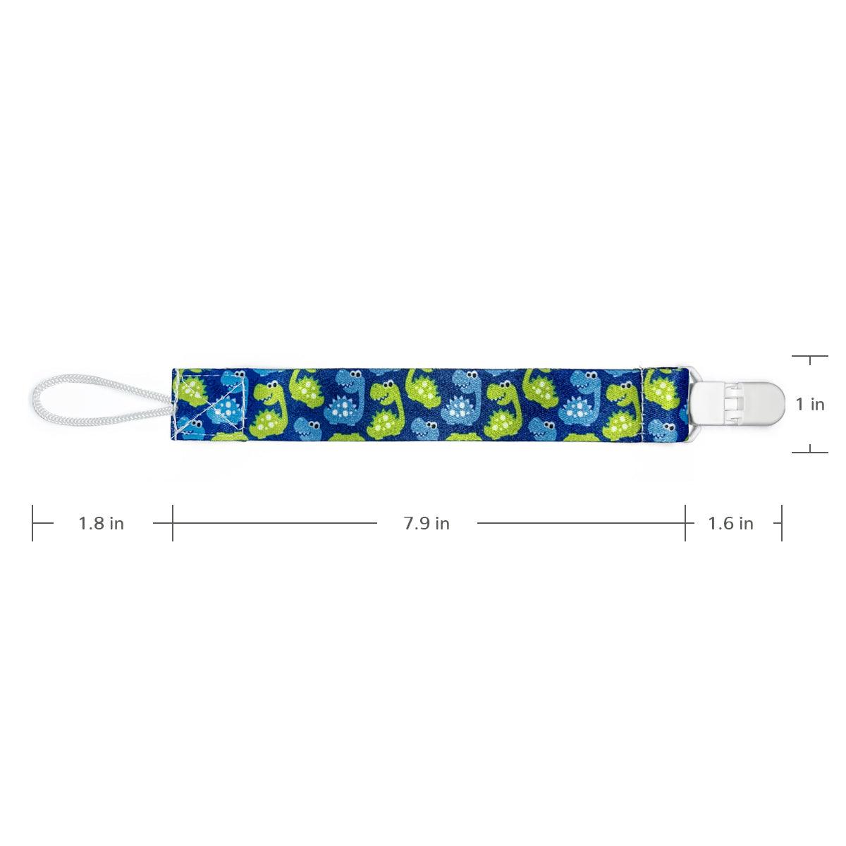 PandaEar Pacifiers Schnullerclip Stoff 6er kurz