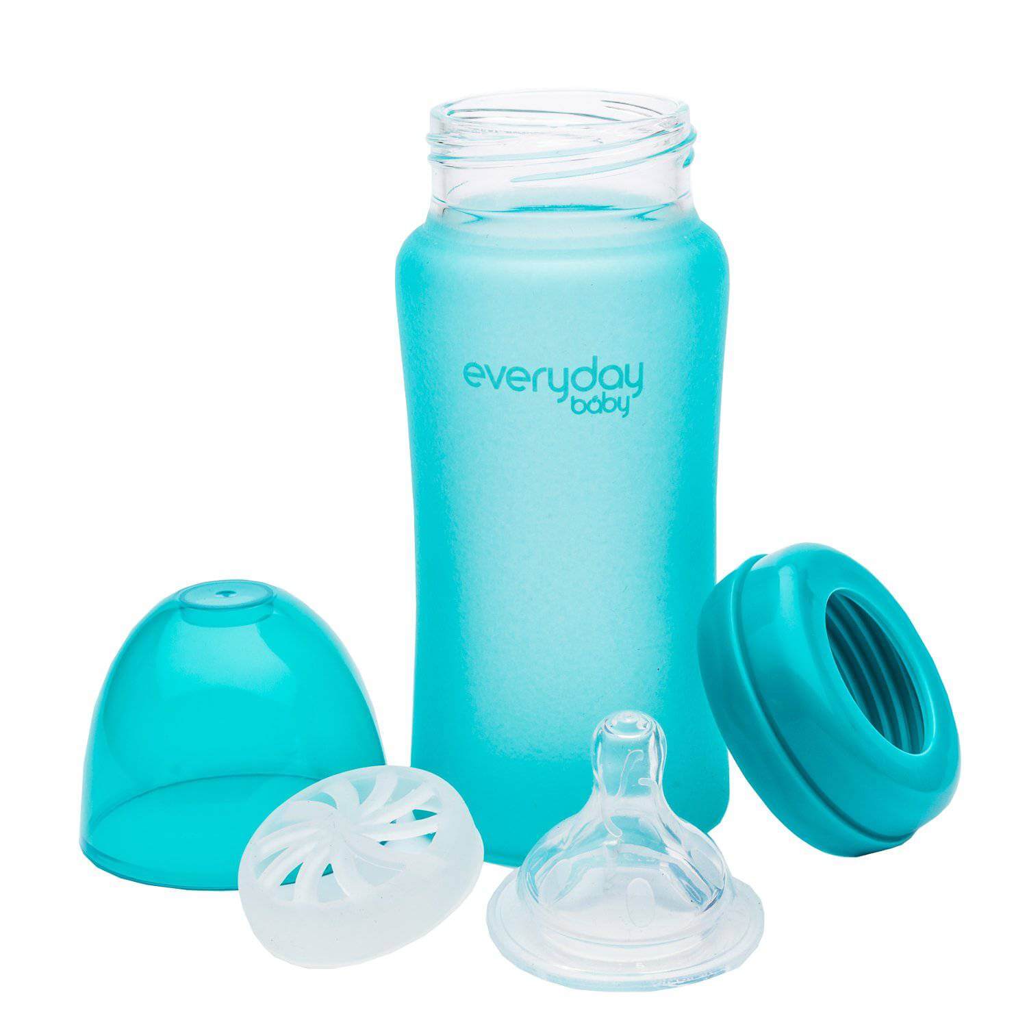 Everyday Baby Glass Bottles Babyflasche 240ml Blueberry