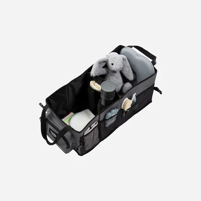 BabyJem Anne Organizer Windel-Caddy Stoff grau