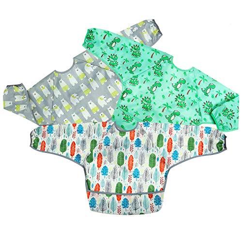 PandaEar Bibs Ärmellätzchen 3er Pack 12-48 Monate
