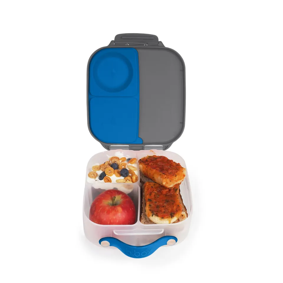 b.box Mini Lunchbox Brotdose Blauer Schiefer auslaufsicher