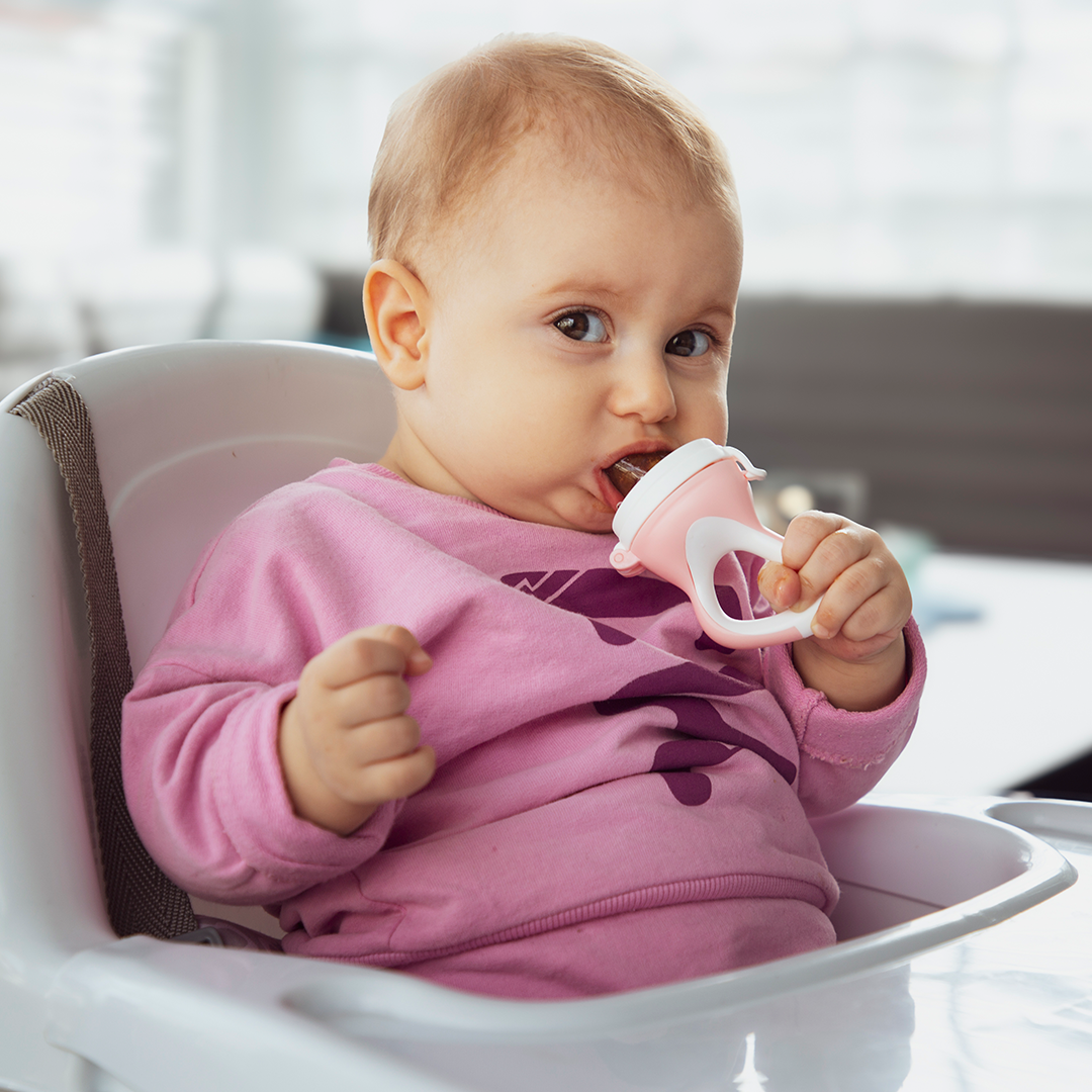 BabyJem Beslenme Fruchtsauger Silikon ab 6 Monaten BPA-frei