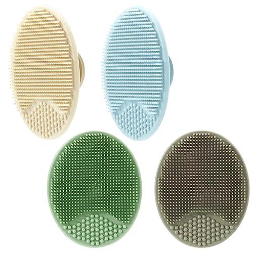 PandaEar Grooming Silikon Babybürste 4er-Pack weich