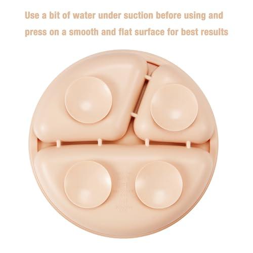 PandaEar Feeding Set Saugteller 6-tlg Silikon BPA-frei