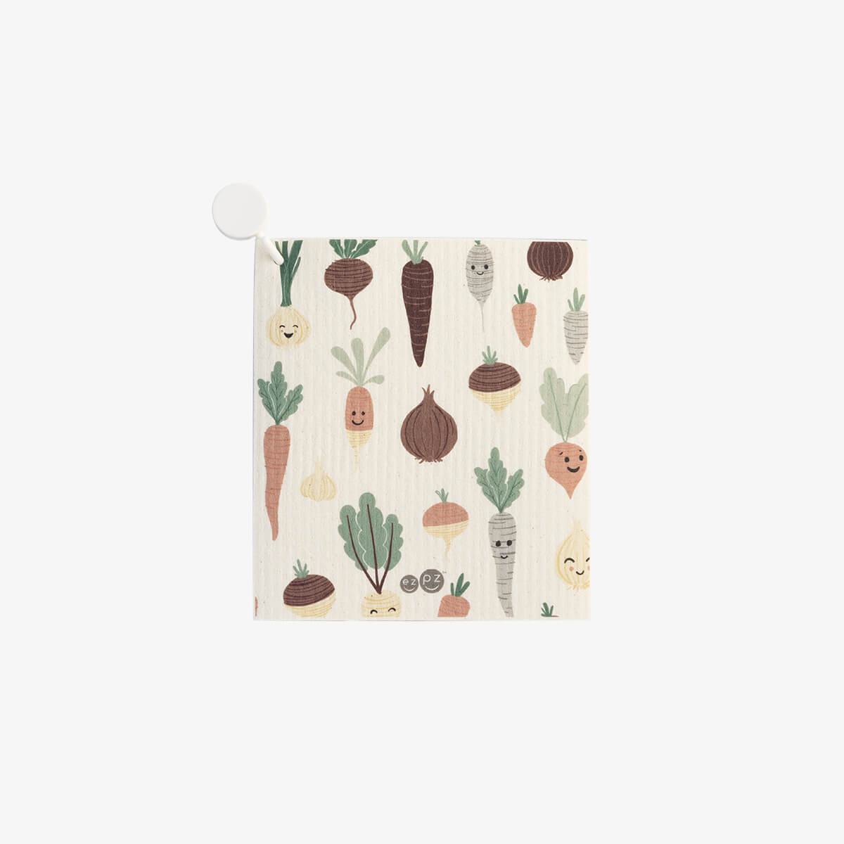 ezpz Cleaning Papiertuch waschbar Organic Dots Gray mit Haken