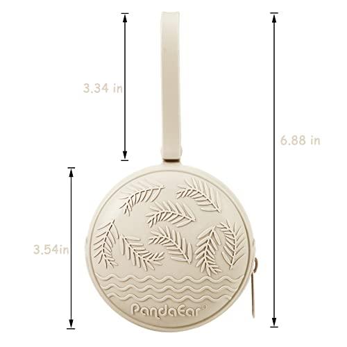PandaEar Pacifiers Schnullerbox 3er Silikon mit Band