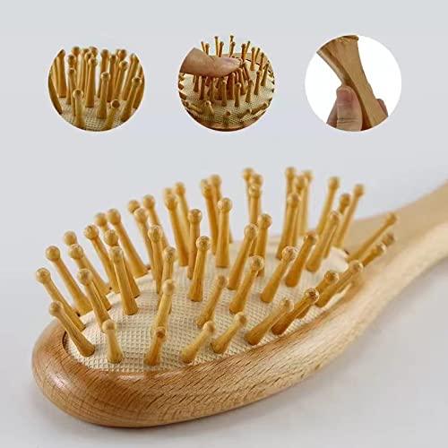 PandaEar Grooming Babybürste Kamm Set 3tlg Holz