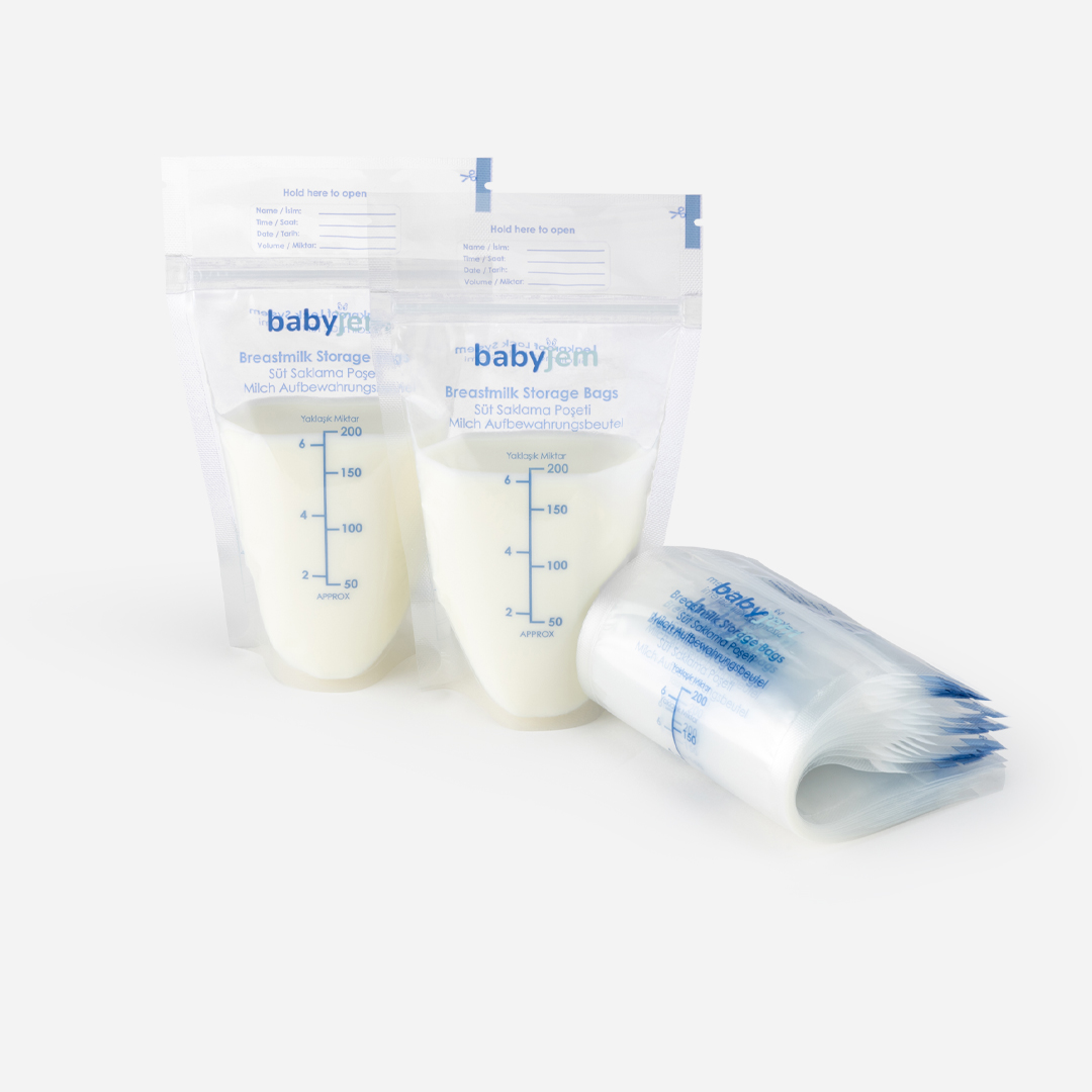 BabyJem Anne Muttermilchbeutel 25 Stück 200 ml steril