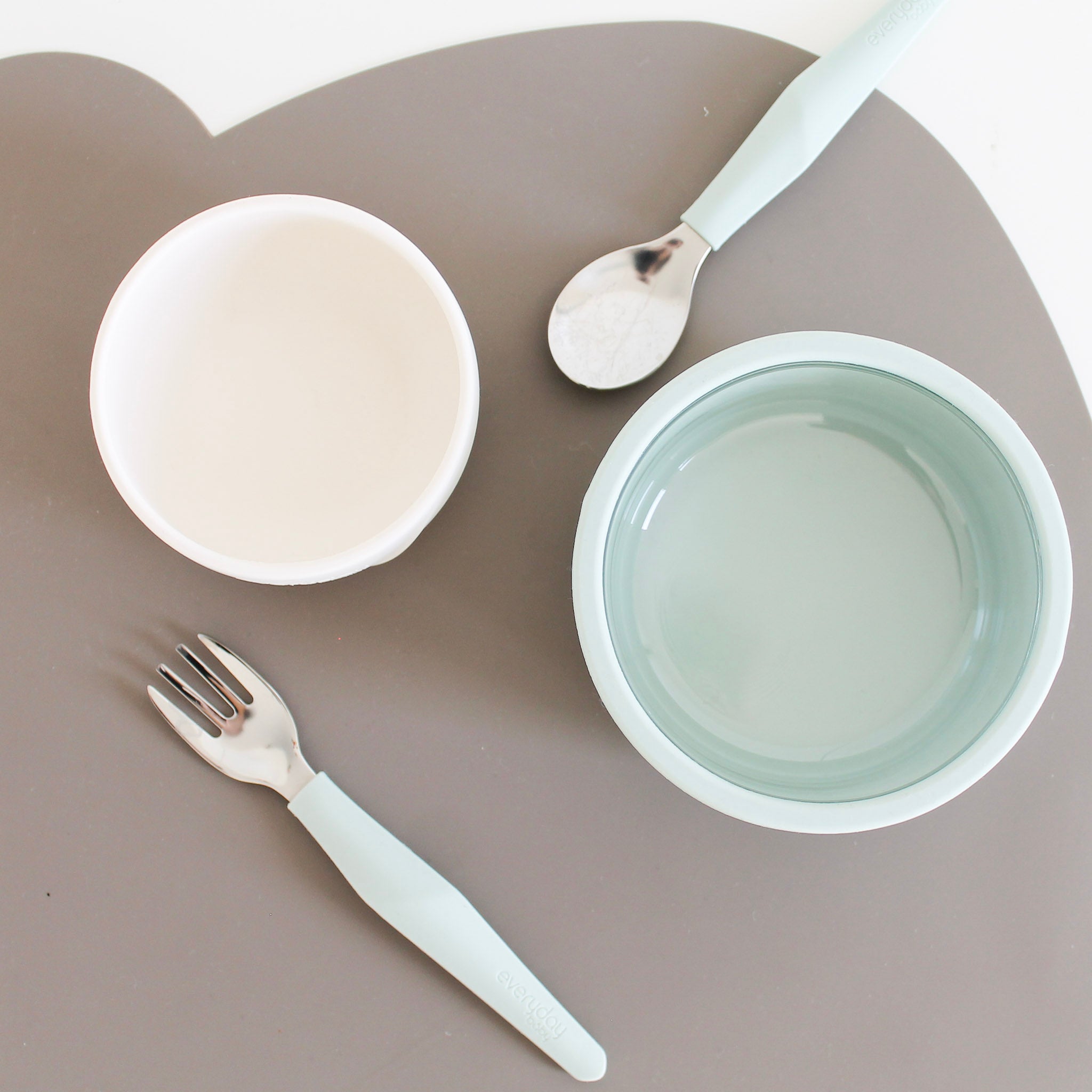 Everyday Baby Tableware Snackschale Silikon 2er Pack Beige