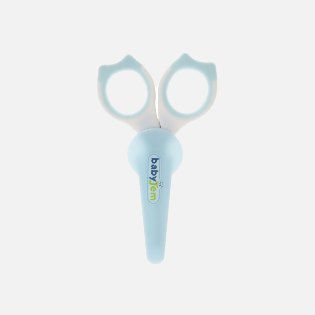 BabyJem Banyo Baby-Nagelschere Edelstahl mit Kappe rund