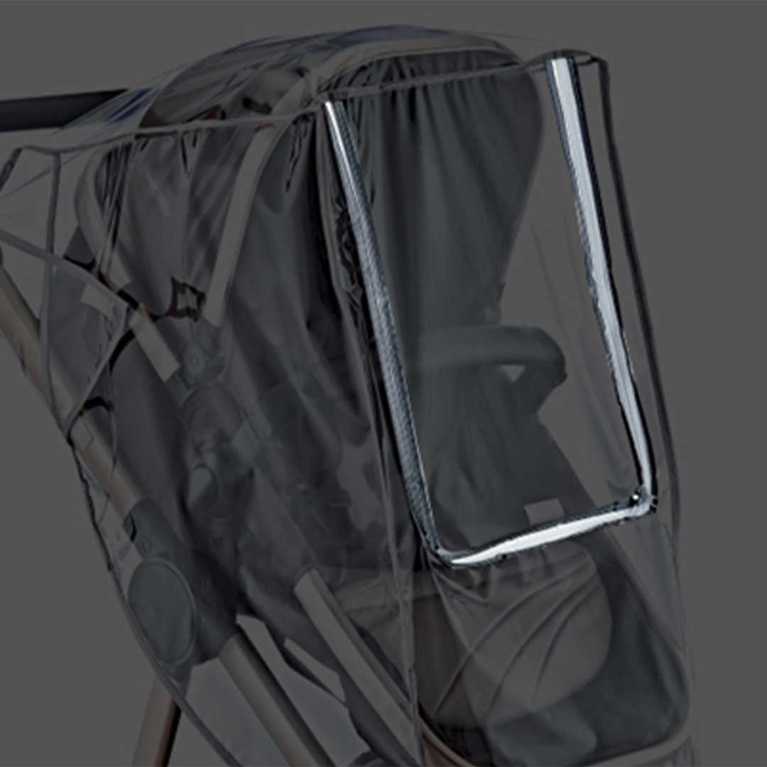 BabyJem Seyahat Regenverdeck Kinderwagen transparent Reflektor